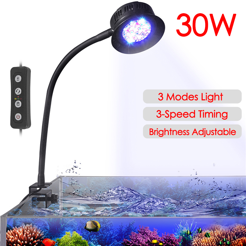 Led Planted Tank Light - 30W Akvaryum Balık Tankı Deniz Suyu
